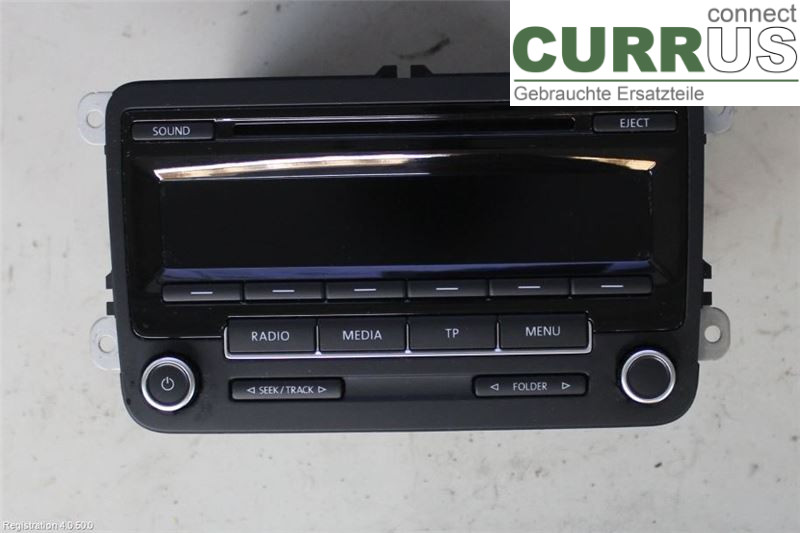 VW GOLF VI     09-13 Radio CD / Multimedia panel 1K0057187NX CAYC