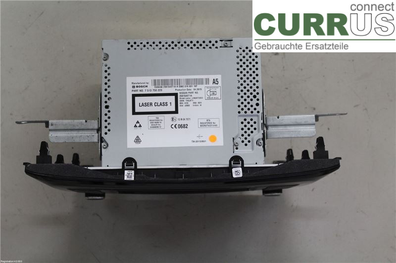 NISSAN QASHQAI  14-17 Radio CD / panneau multimédia 259154ET1A 