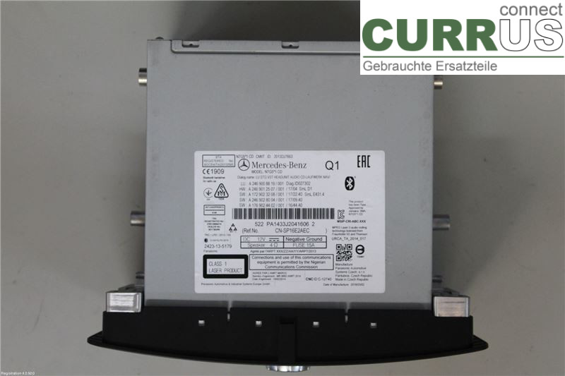 MB B-KLASS (W246/W242)  12-19 Radio CD / Multimedia panel A2469008819 M270.910