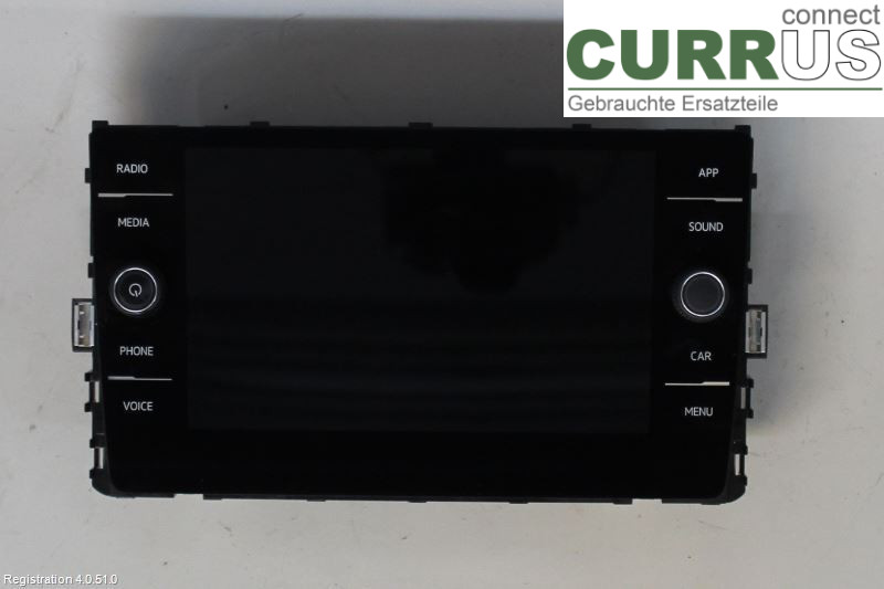 VW PASSAT  15-19 Radio-CD-/Multimedia-Panel 5G6919605A CZEA