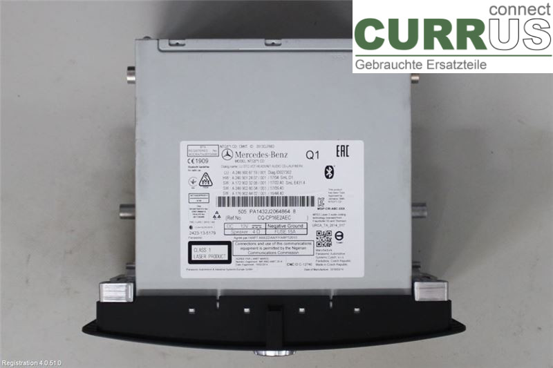 MB A-KLASS (W176)   13-18 Radio-CD-/Multimedia-Panel A2469009119 M270.910