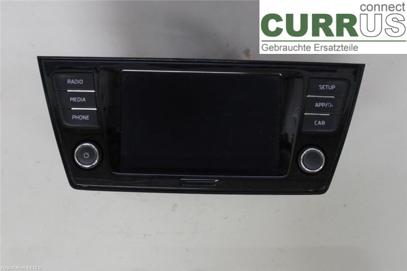 SKODA FABIA  15- Radio CD / Multimedia panel 6V0035871H DKLD