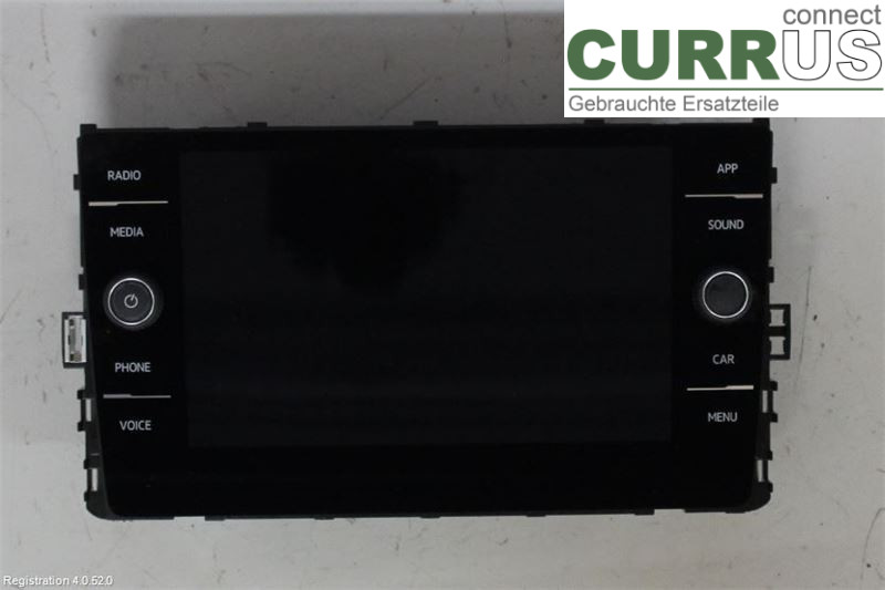 VW GOLF / E-GOLF VII   13-20 Radio CD / Multimedia panel 5G6919605A DKRF