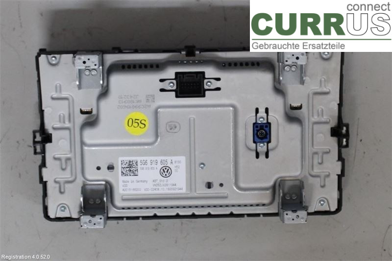 VW GOLF / E-GOLF VII   13-20 Radio CD / Multimedia panel 5G6919605A DKRF