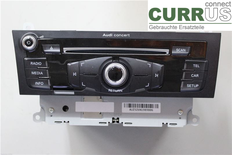 AUDI A4  12-15 Radio CD / multimediepanel 8R1057186NX CGLC