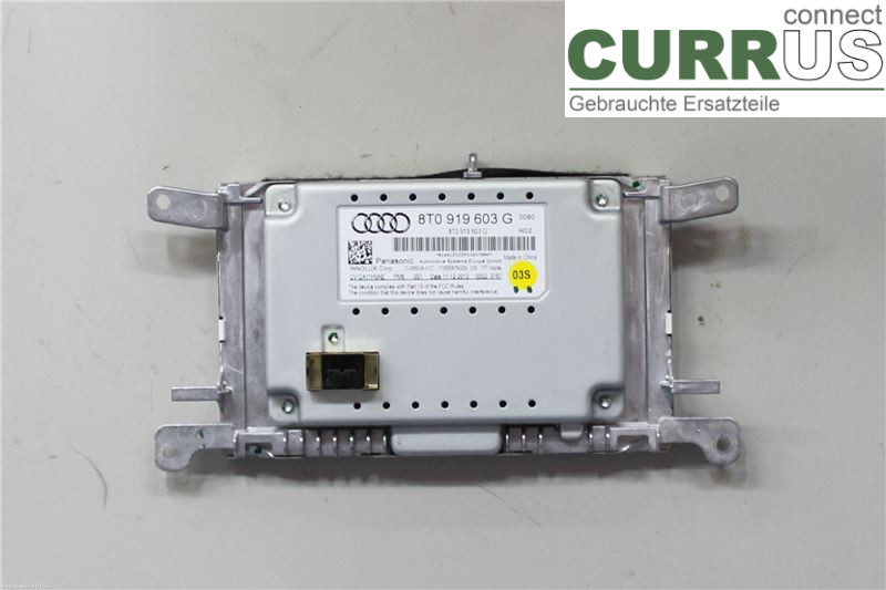 AUDI A4  12-15 Monitor 8T0057603G CGLC