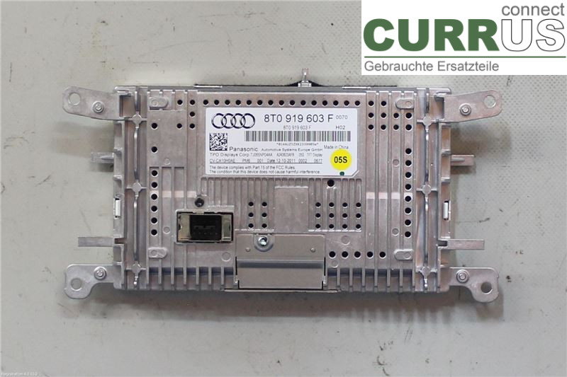 AUDI A4/S4  08-11 Monitor 8T0057603E CAGA