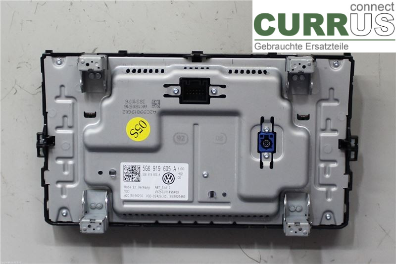 VW GOLF / E-GOLF VII   13-20 Radio CD / Multimedia panel 5G6919605A CHZC