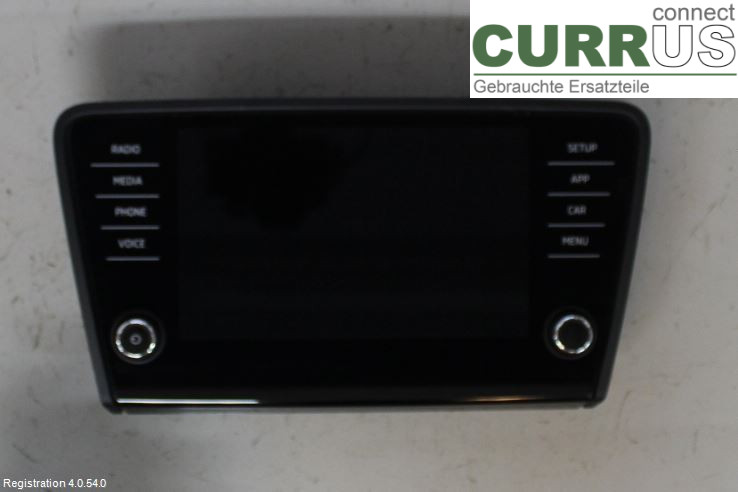 SKODA OCTAVIA  13-20 Radio CD / Multimedia panel 5E0919605N DDYA