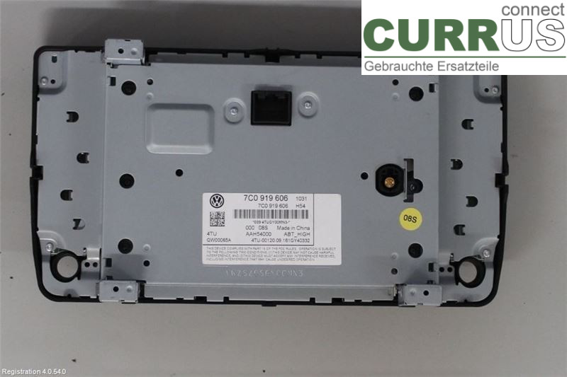 VW TIGUAN 16-24 Radio CD / Multimedia panel 7C0919606 DFHA