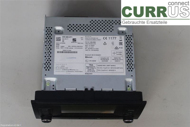 SEAT LEON   13-20 Radio CD / Multimedia panel 5F0035871 CYVB