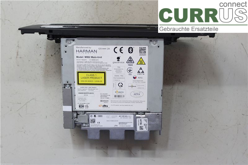 AUDI A6/S6 4G   11-18 Radio CD / Multimedia panel 4G1035043J DDDA