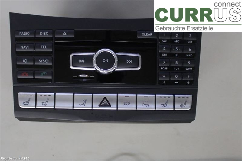 MB E-KLASS (W212) 09-16 Radio-CD-/Multimedia-Panel A2129006127 M157.981