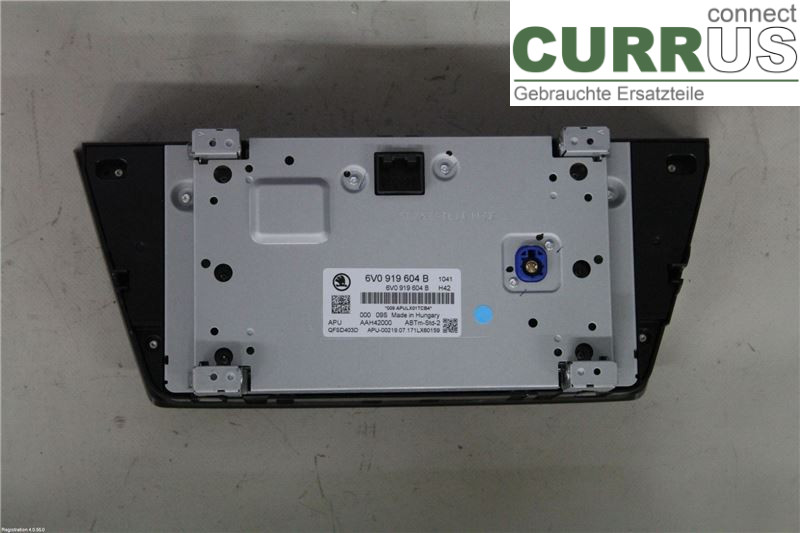 SKODA FABIA  15- Radio CD / Multimedia panel 6V0919604B CHZB