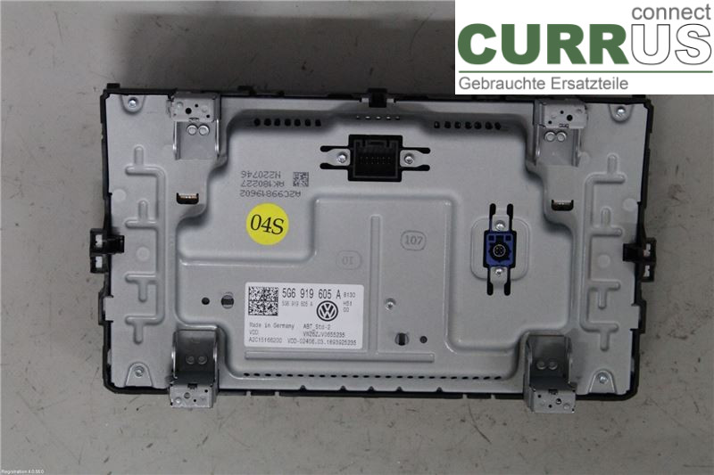 VW PASSAT  15-19 Radio CD / Multimedia panel 5G6919605A CUKC