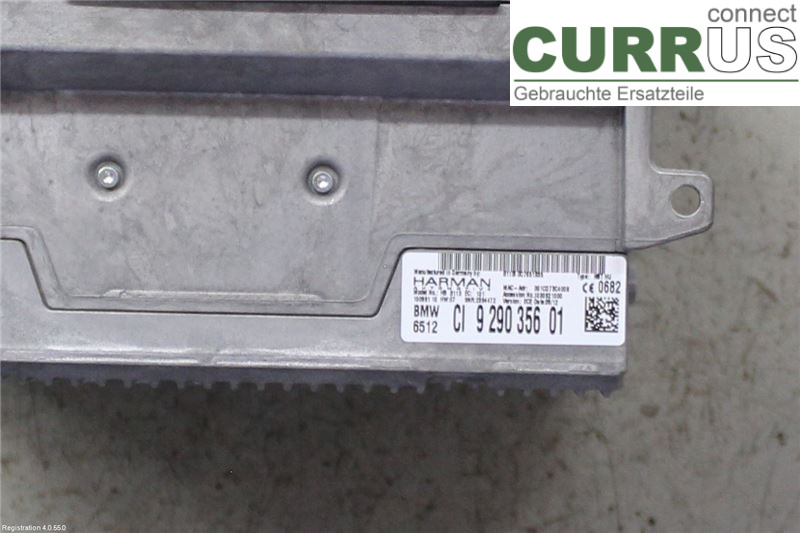 BMW 3 F30/F31/F80    12-19 Radio CD / panel multimedialny 65129289609 N57D30A
