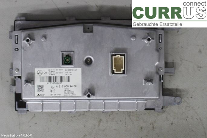 MB E-KLASS (W213)  16- Monitor A2139009406 OM654.920