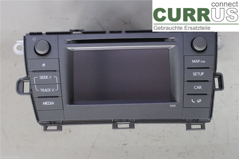 TOYOTA PRIUS ZVW30  09- Radio CD / Multimedia panel 8614047090 2ZR-FXE