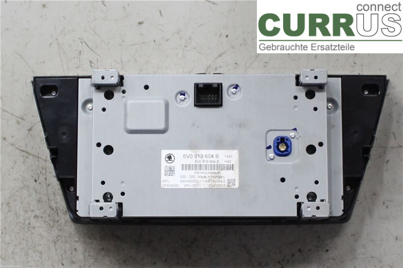 SKODA FABIA  15- Radio CD / Multimedia panel 6V0919604B CJZC