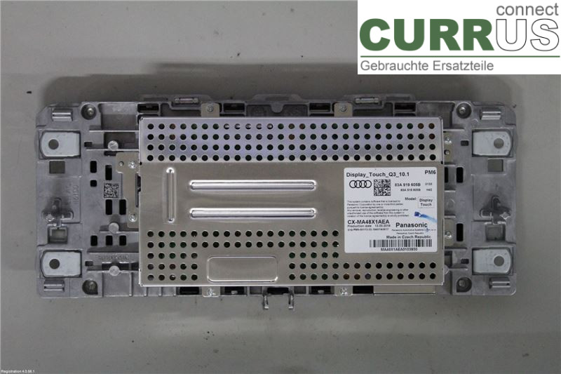AUDI Q3 8U  12-18 Monitor 83A919605C DADA
