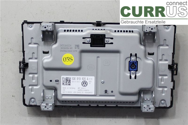 VW PASSAT  15-19 Radio-CD-/Multimedia-Panel 5G6919605A CZEA