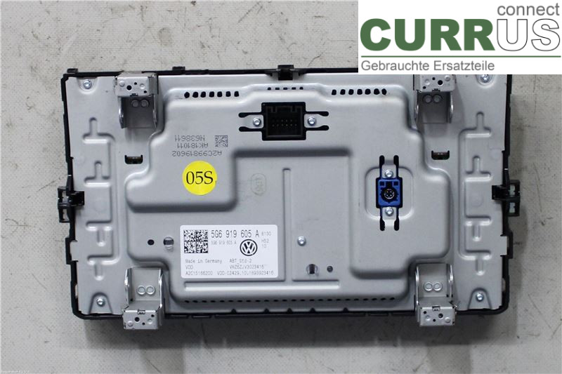 VW GOLF / E-GOLF VII 13-20 Radio CD / Multimedia panel 5G6919605A DKRF