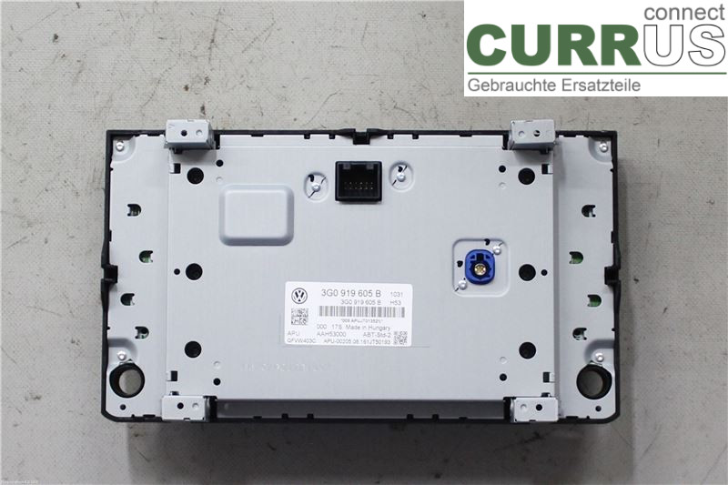 VW PASSAT  15-19 Radio CD / Multimedia panel 3G0919605B CUKC