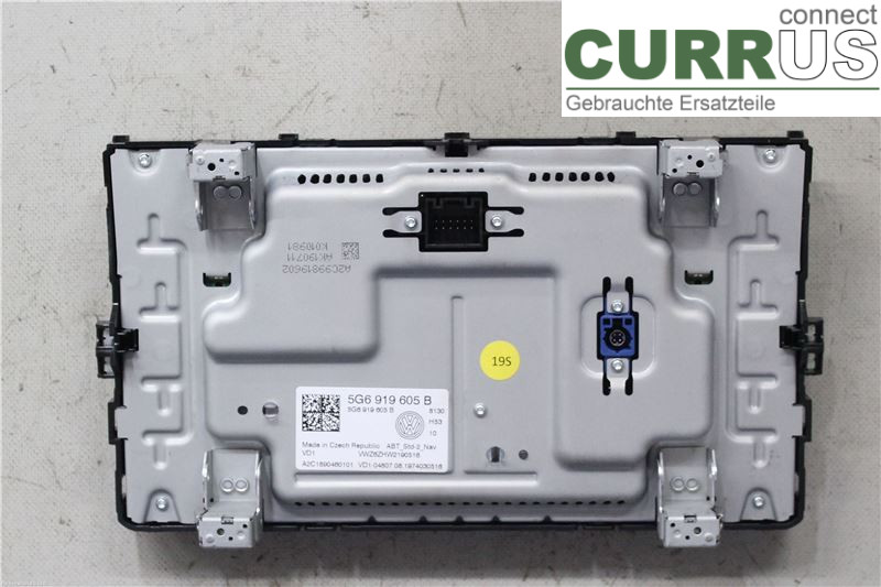 VW PASSAT  15-19 Radio-CD-/Multimedia-Panel 5G6919605B DGEB