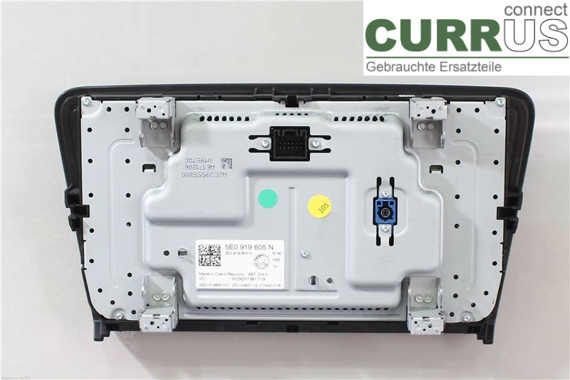 SKODA OCTAVIA  13-20 Radio CD / Multimedia panel 5E0919605N CPWA