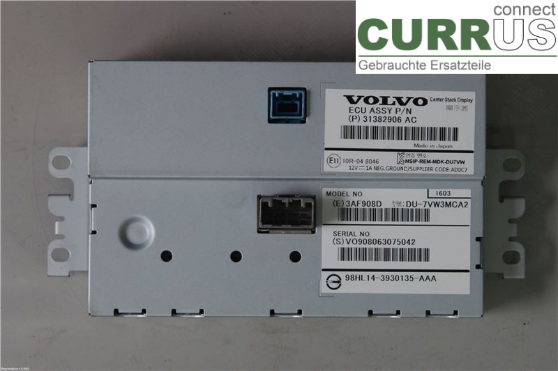 VOLVO V70    14-16 Monitor  D4204T5