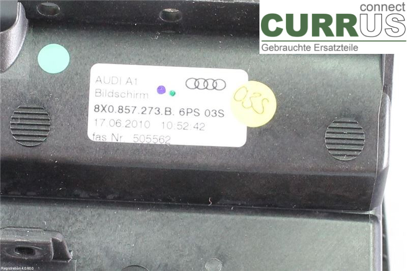 AUDI A1/S1  11-18 Moniteur 8X0919603B CAXA