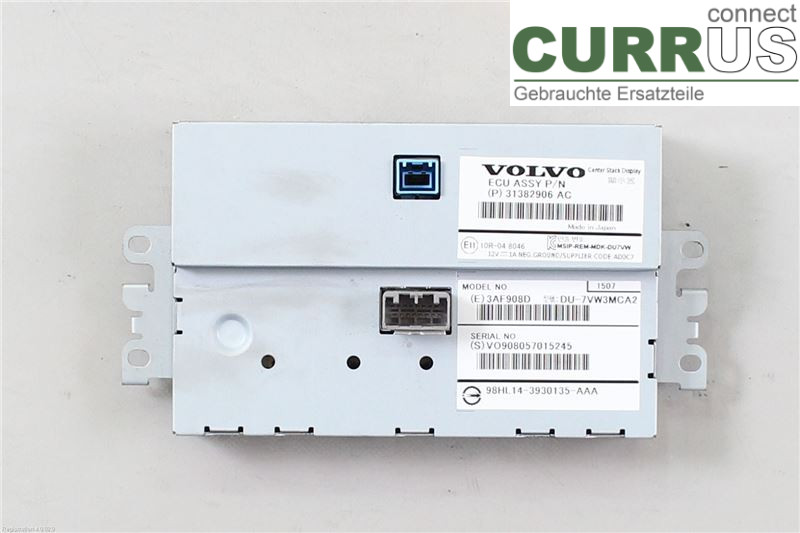 VOLVO V40  12-19 Monitor  D4204T14