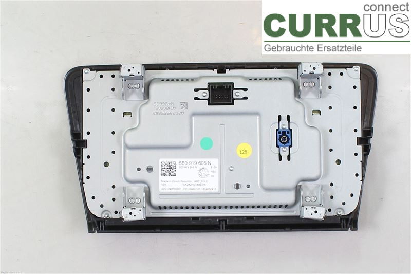 SKODA OCTAVIA  13-20 Radio CD / Multimedia panel 5E0919605N DKRF