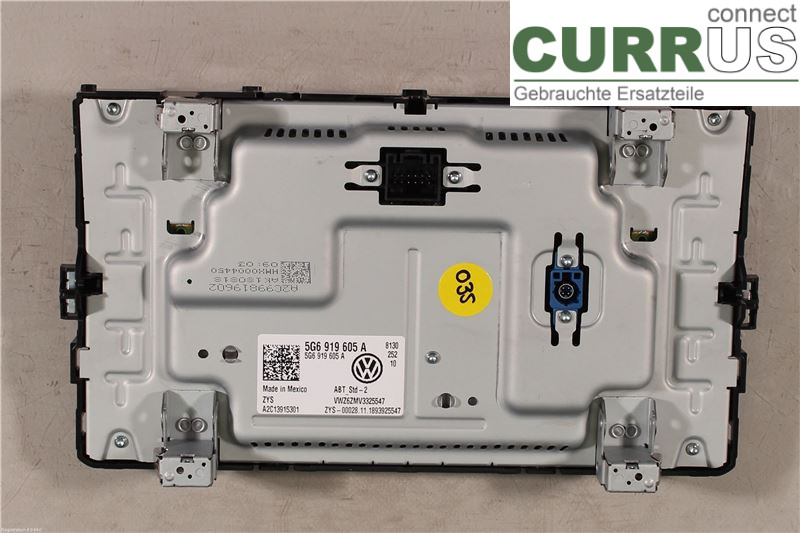 VW TIGUAN 16-24 Radio CD / Multimedia panel 5G6919605A DFHA