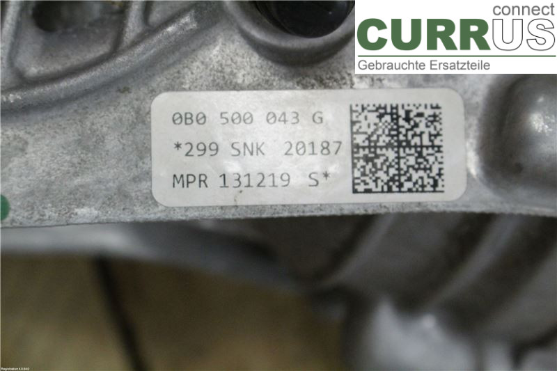 AUDI A5  17- Differential 0B0500043G DKNA