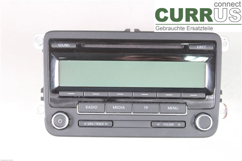 VW CADDY 16-20 Radio CD / Multimedia panel 1K8035150D CUUE