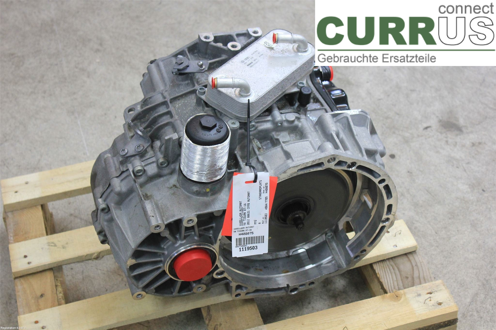 VW TIGUAN 07-16 Gearkasse Automatisk 0BH300012AX  CFFB