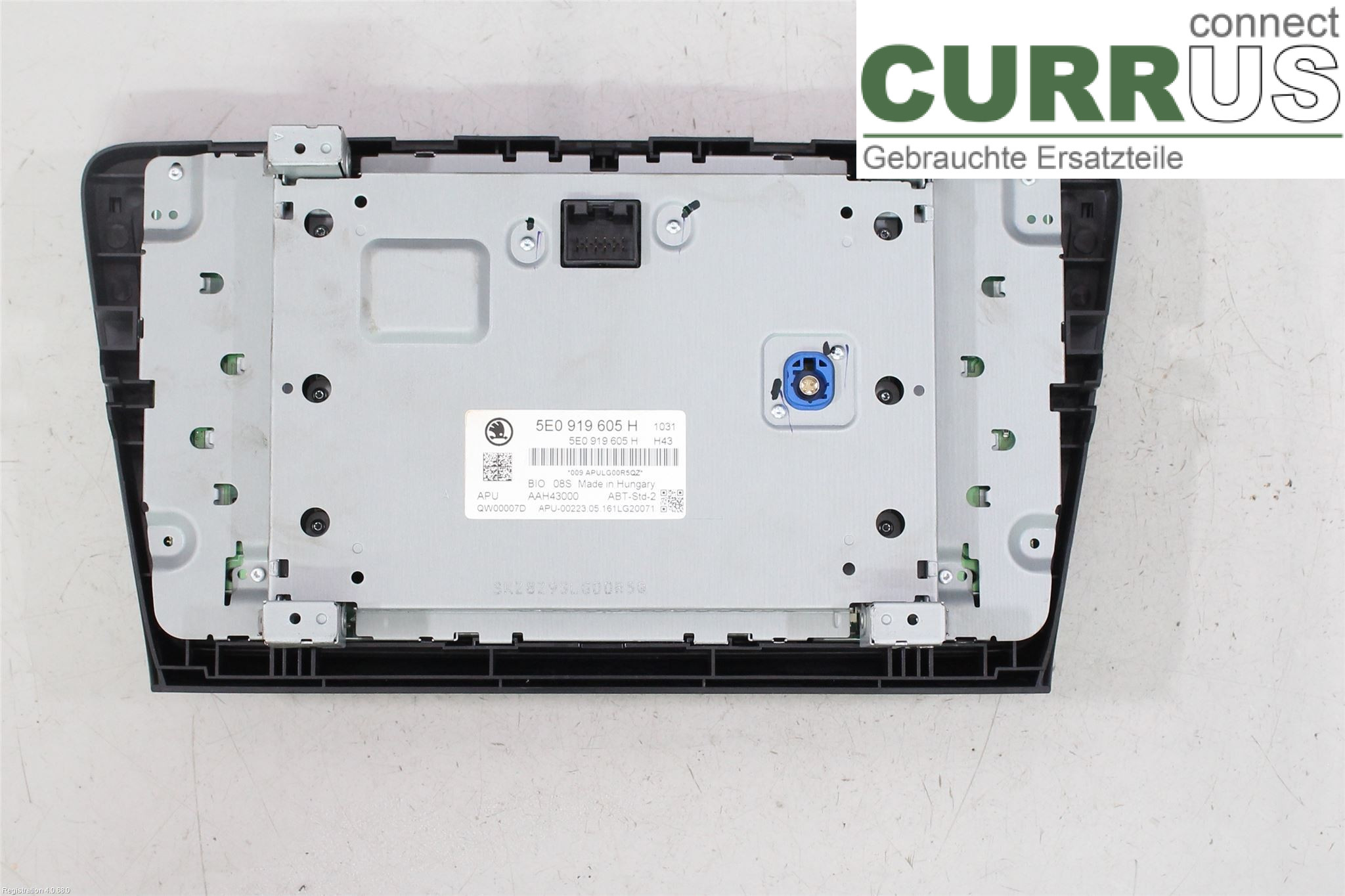 SKODA OCTAVIA  13-20 Radio CD / Multimedia panel 5E0919605H CUNA