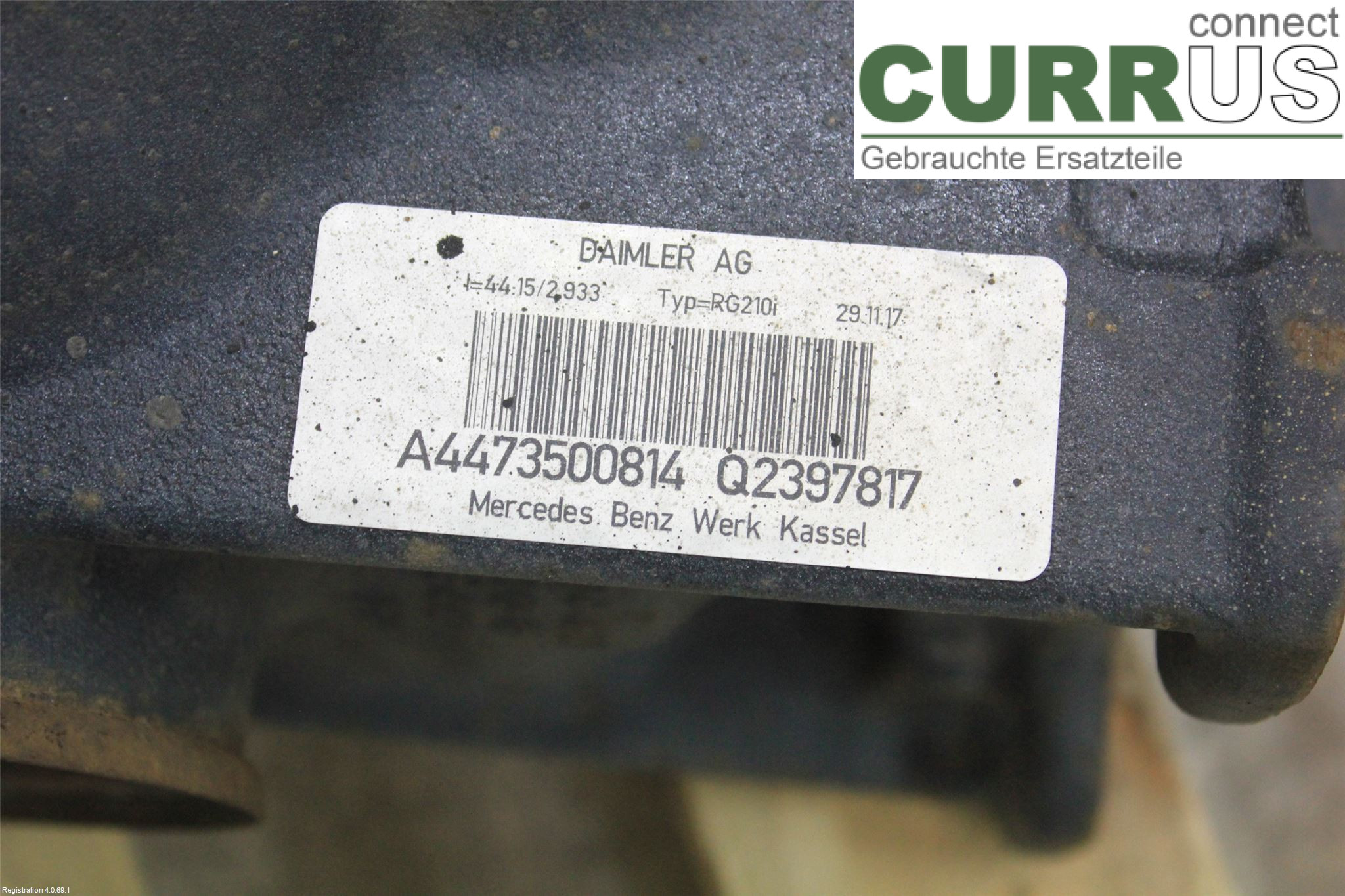 MB VITO/V-KLASS (W447)  14- Differential A4473500814 OM651.950
