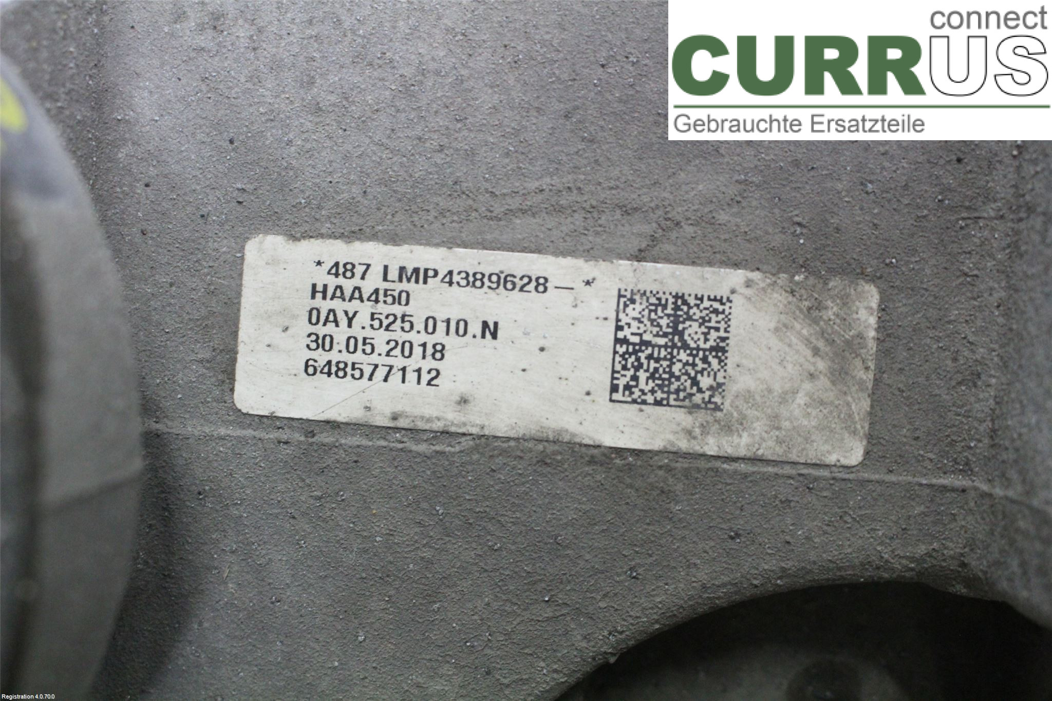 VW SHARAN      11- Differentiel 0AY525010N DFMA
