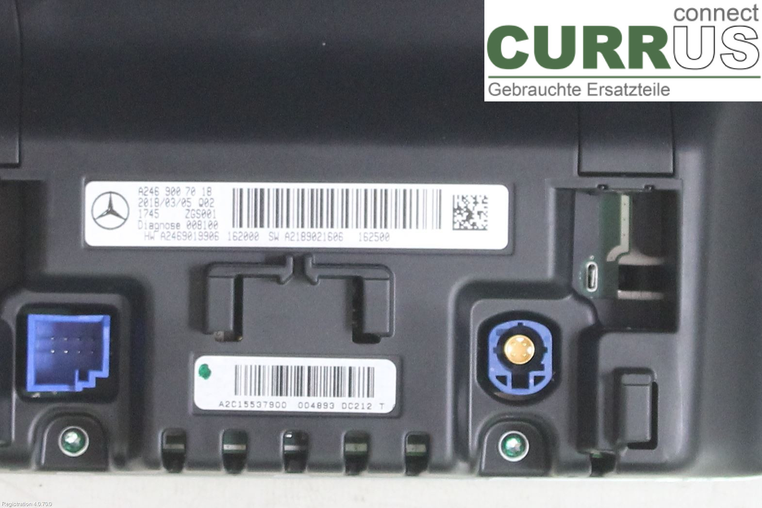 MB A-KLASS (W176)   13-18 Monitor A2469002321 M270.910