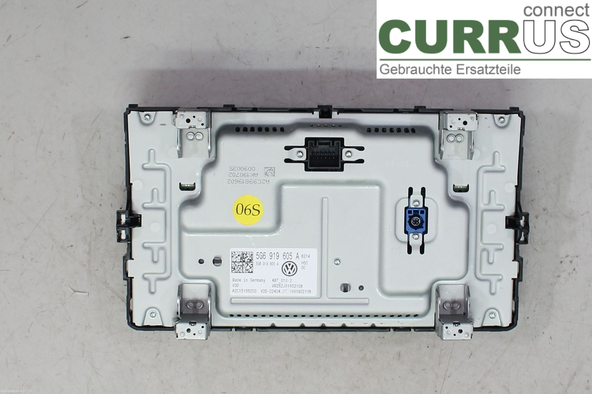 VW GOLF / E-GOLF VII   13-20 car-part-types.display 5G6919605A DADA