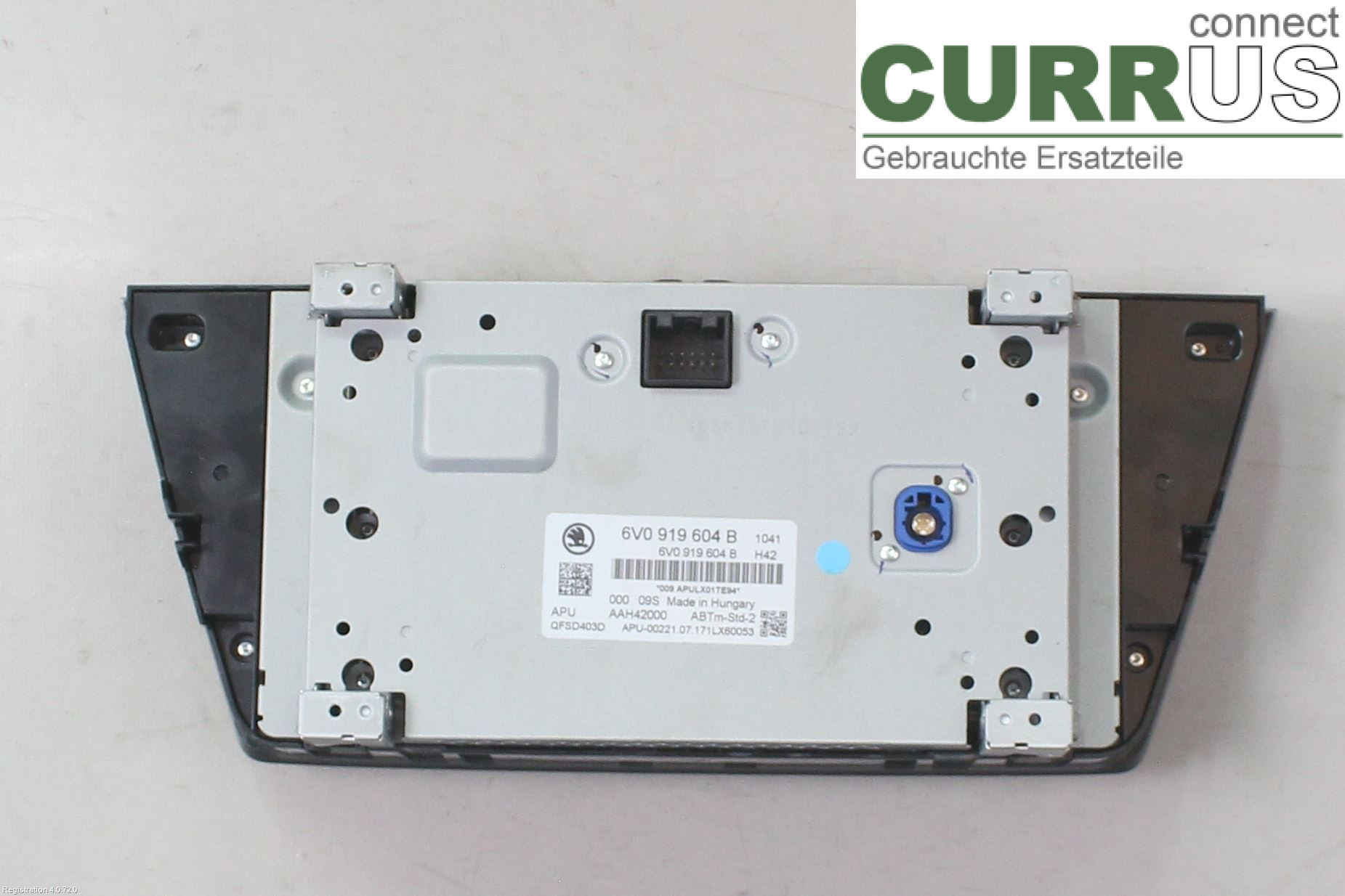SKODA FABIA  15- Radio CD / Multimedia panel 6V0907044C CHZC