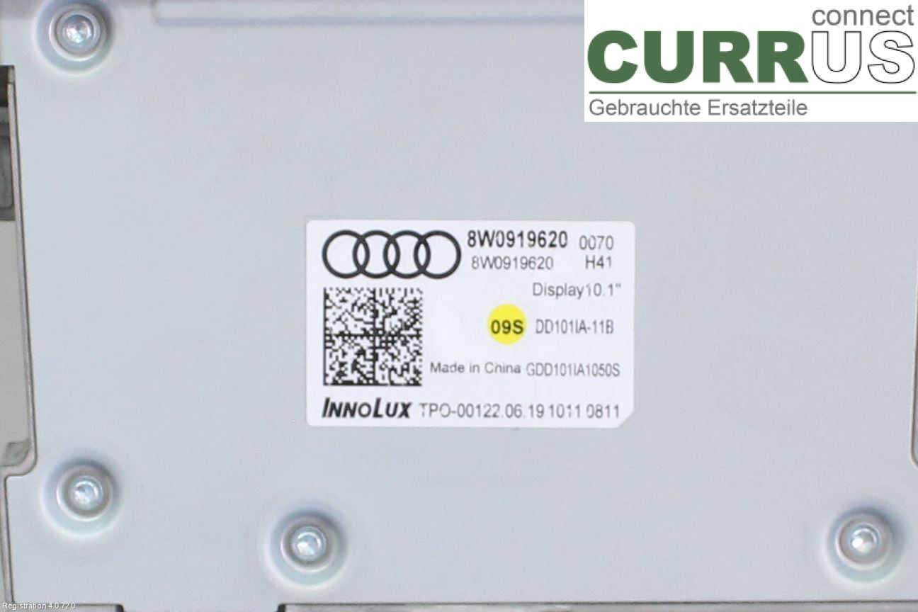 AUDI A5  17- Monitor 8W0919620 DKNA