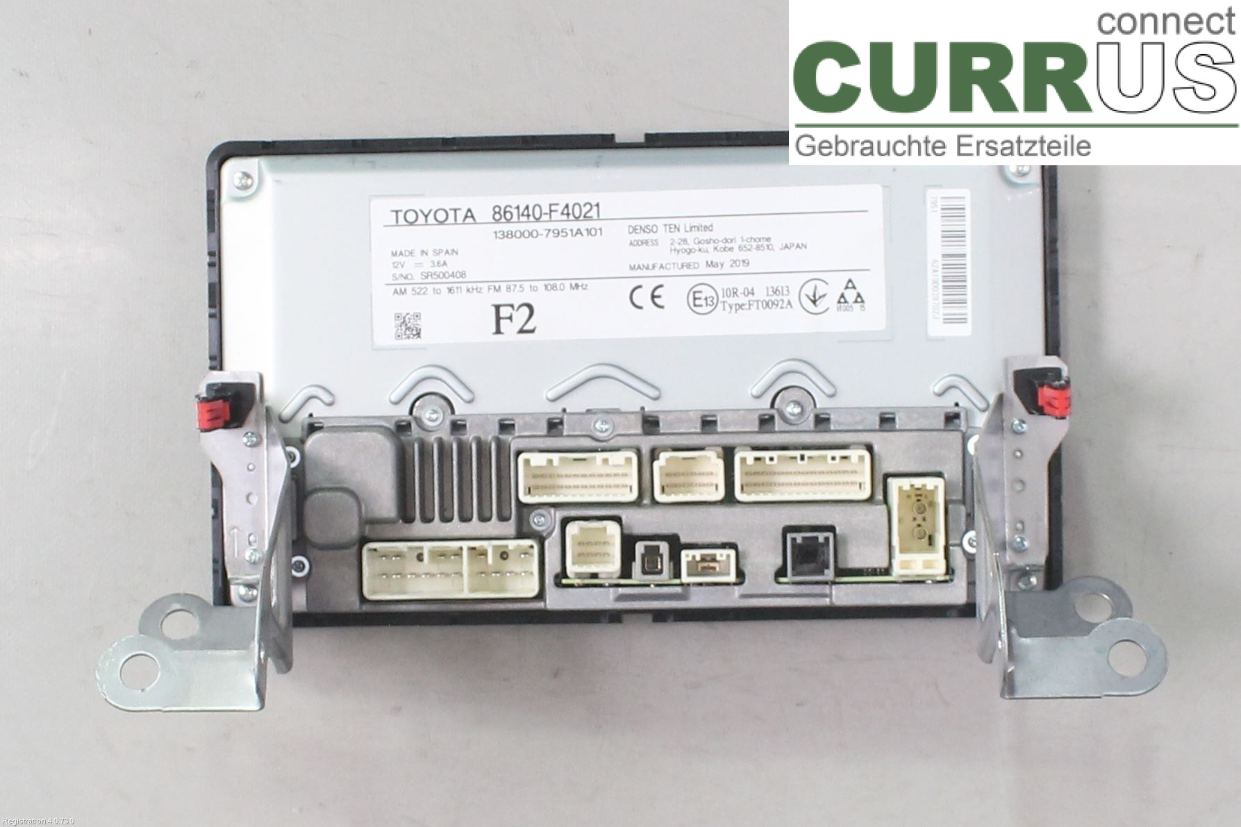 TOYOTA C-HR 16-23 Monitor 86140F4021 2ZR-FXE
