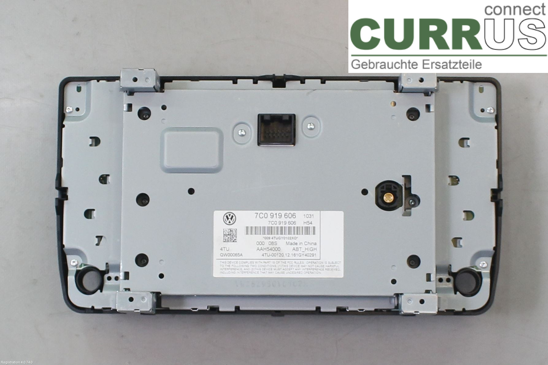 VW TIGUAN 16-24 Radio CD / Multimedia panel 7C0919606 DFHA