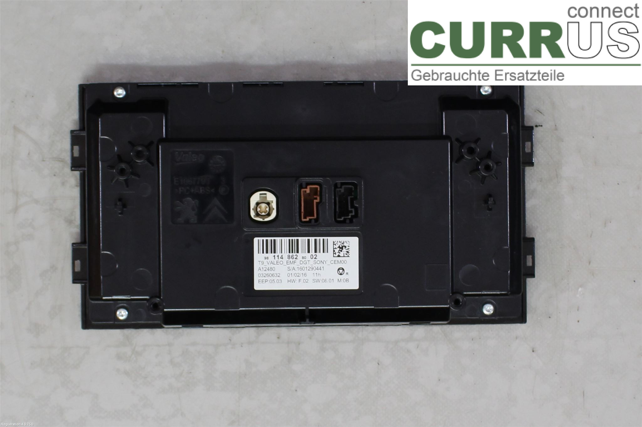 PEUGEOT 308  14-21 Monitor 98 114 862 80  HNZ