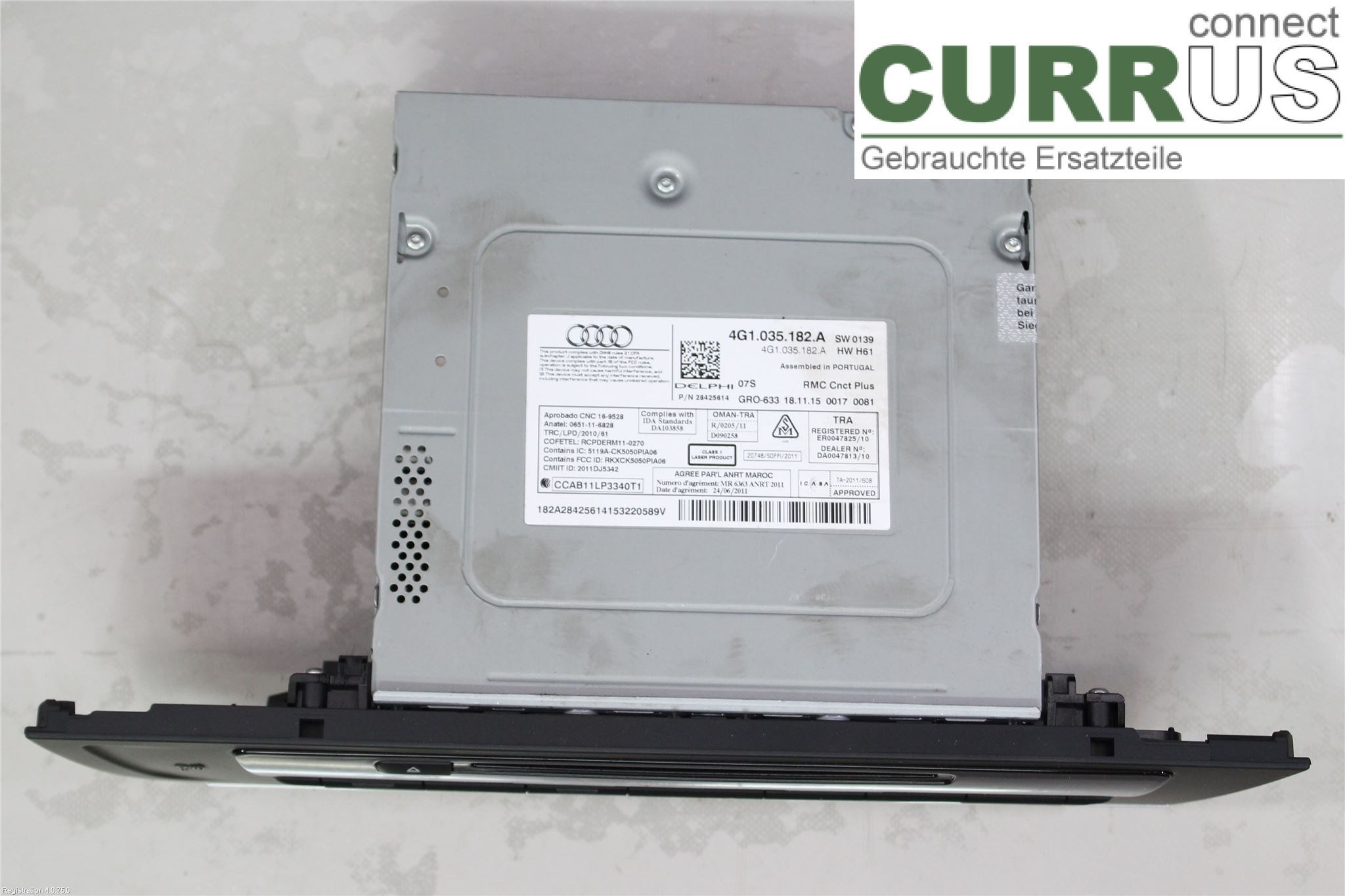 AUDI A6/S6 4G   11-18 Radio CD / Multimedia panel 4G1 035 182 FX CNHA
