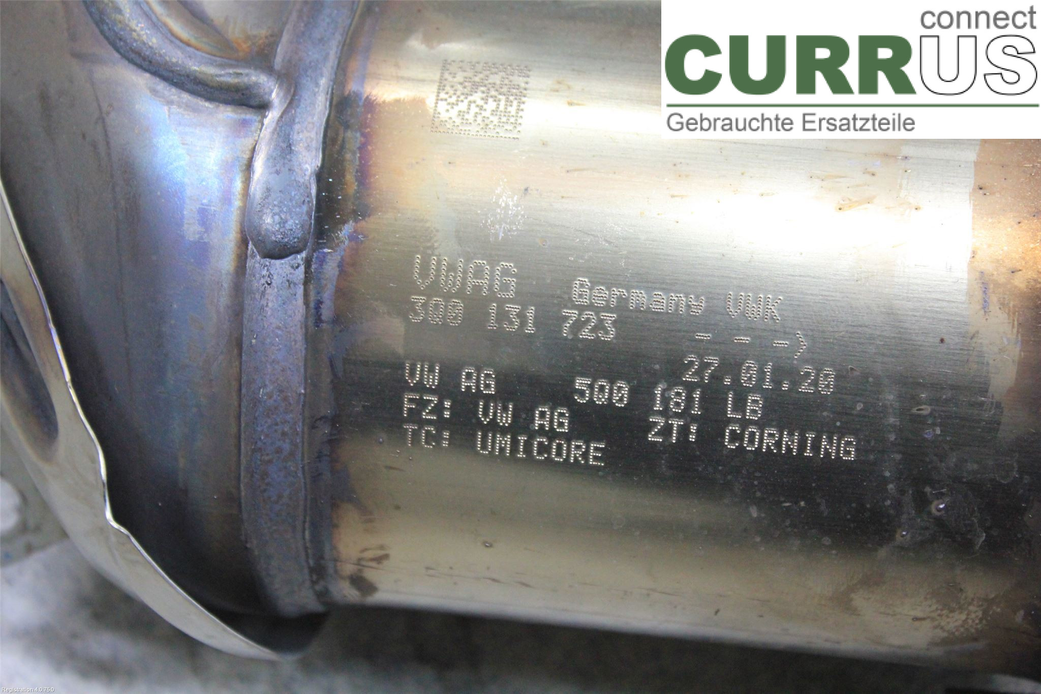 VW GOLF/E-GOLF VIII  20- Catalyst 5Q0 254 505 PX DPCA