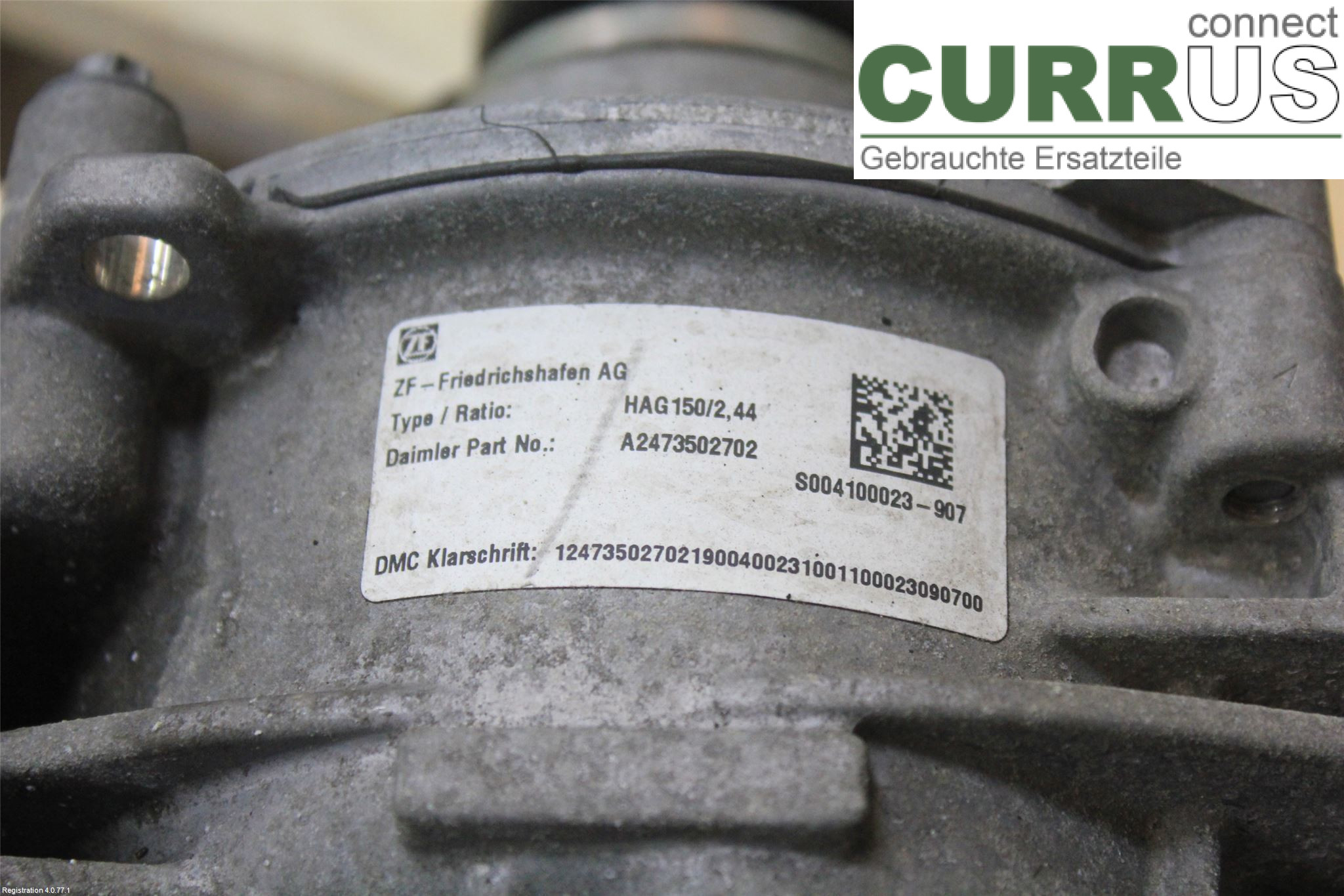 MB CLA-CLASS (C117/X117)  13-19 Differentiel A 247 350 51 04  M260.920